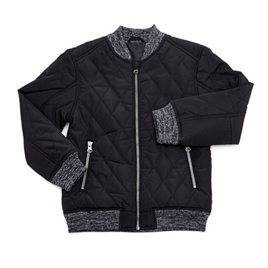 Younger Boys Quilted Bomber